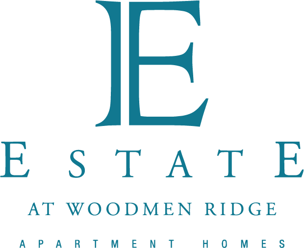 the logo for the e e e at woodland ridge apartments
